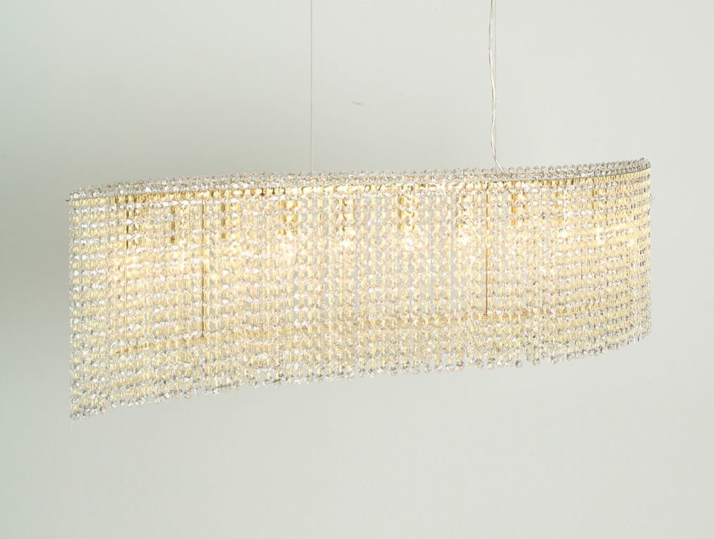 Изображение товара Подвесная люстра хрустальная Newport 10900 10911/S gold