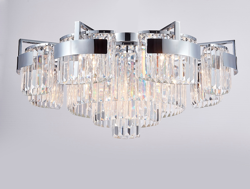 Изображение товара Потолочная люстра хрустальная 4356+6/PL Newport 4350 chrome