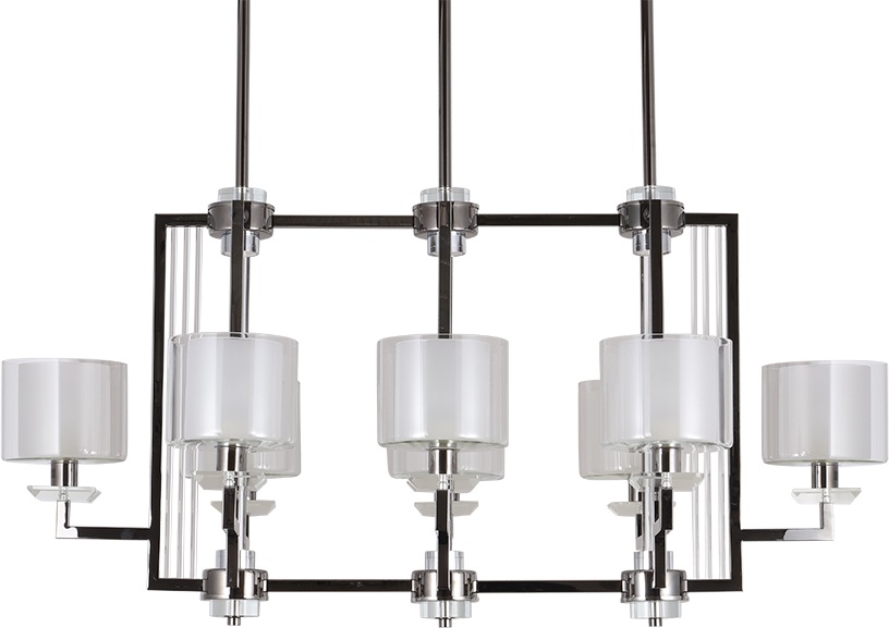 Изображение товара Потолочная люстра на штанге Newport 4400 4408/S black glossy