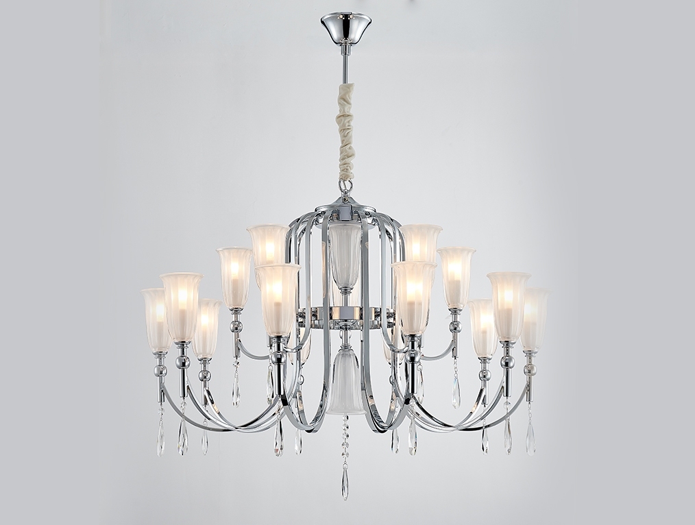 Изображение товара Подвесная люстра Newport 4800 4810+6/C chrome с подвесками