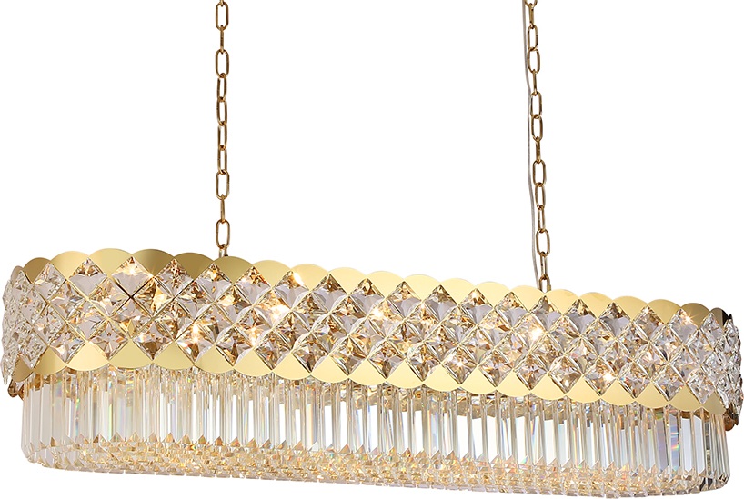 Изображение товара Подвесная люстра Newport 8300 8300/120 oval gold polished