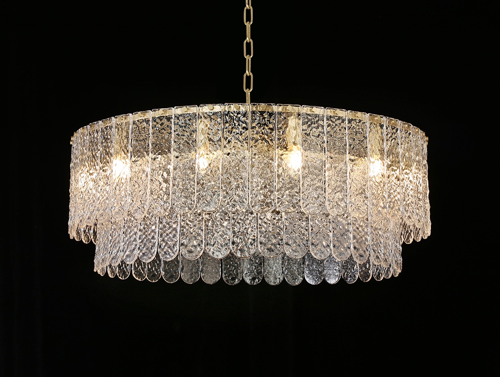 Изображение товара Подвесная люстра Newport 8370 80 см латунь классика модерн с регулировкой по высоте