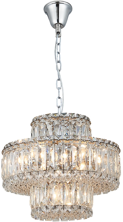 Изображение товара Подвесная хрустальная люстра 8458+3/C chrome Newport для дома