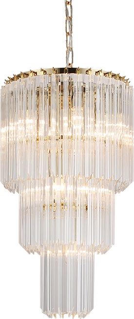 Изображение товара Подвесная люстра каскадная Newport 8900 8910/C gold