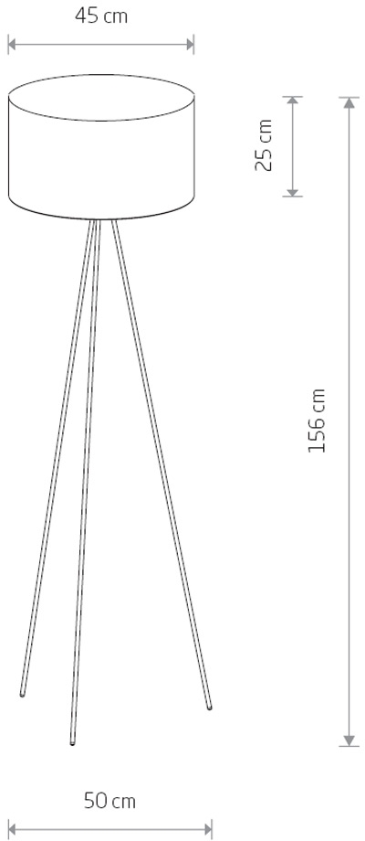Изображение товара Торшер с выключателем на треноге Nowodvorski Cadilac 7992