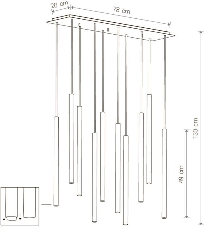 Изображение товара Подвесная люстра светодиодная Nowodvorski Laser 8923