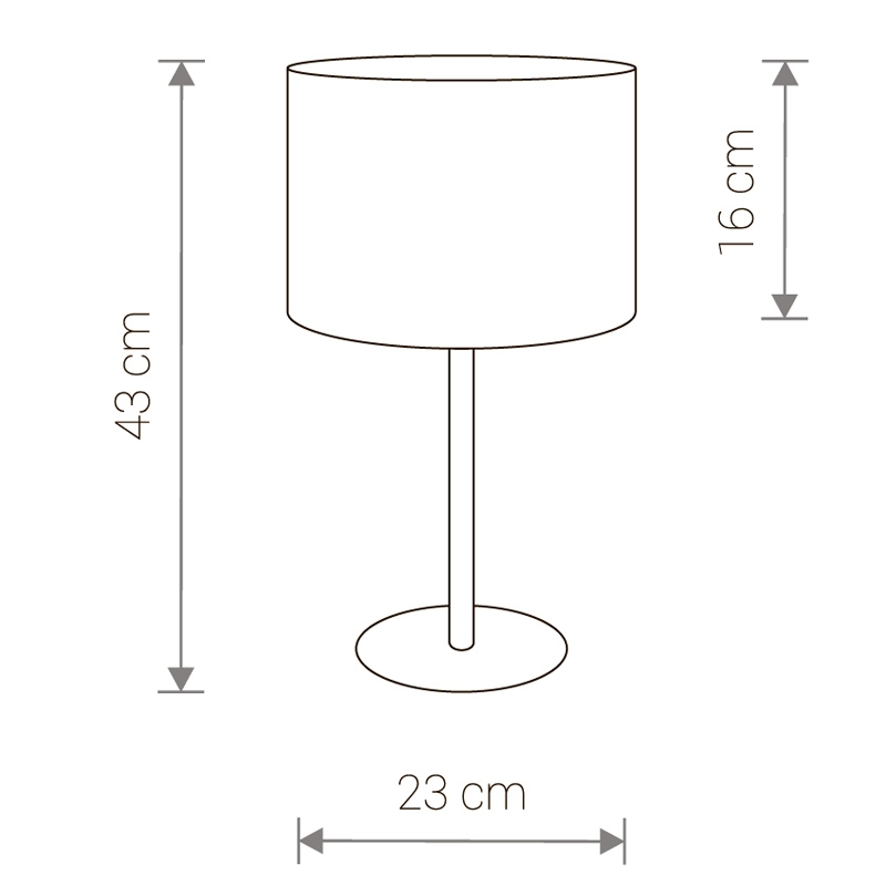 Изображение товара Настольная лампа Nowodvorski Hotel 8982 для интерьера модерн бежевый ткань металл