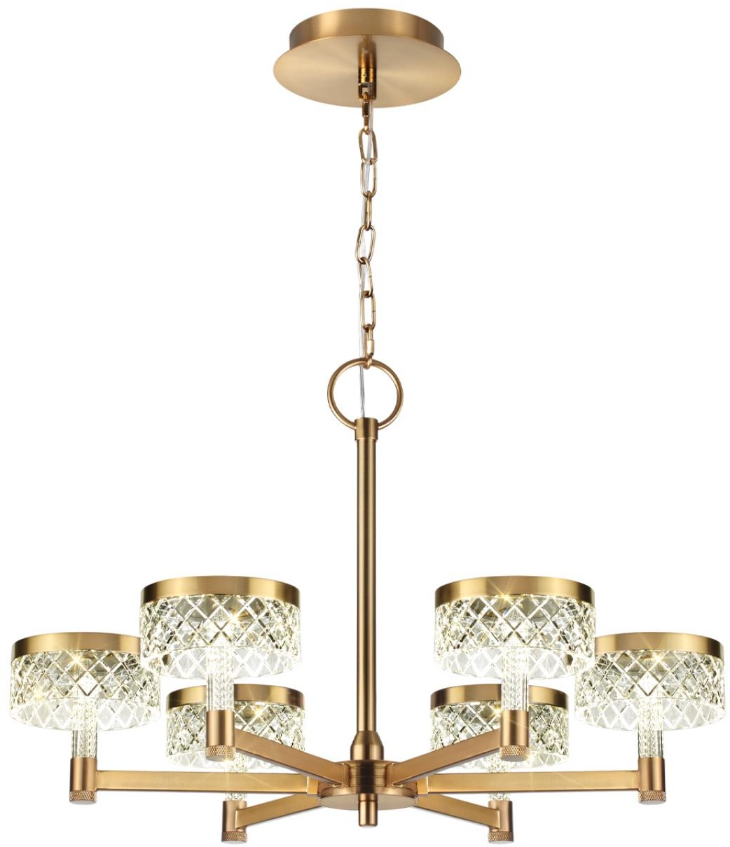 Изображение товара Подвесная люстра Odeon Light Fivre 5032/36L античн.бронза/металл/акрил LED 36W 4000K 2596лм