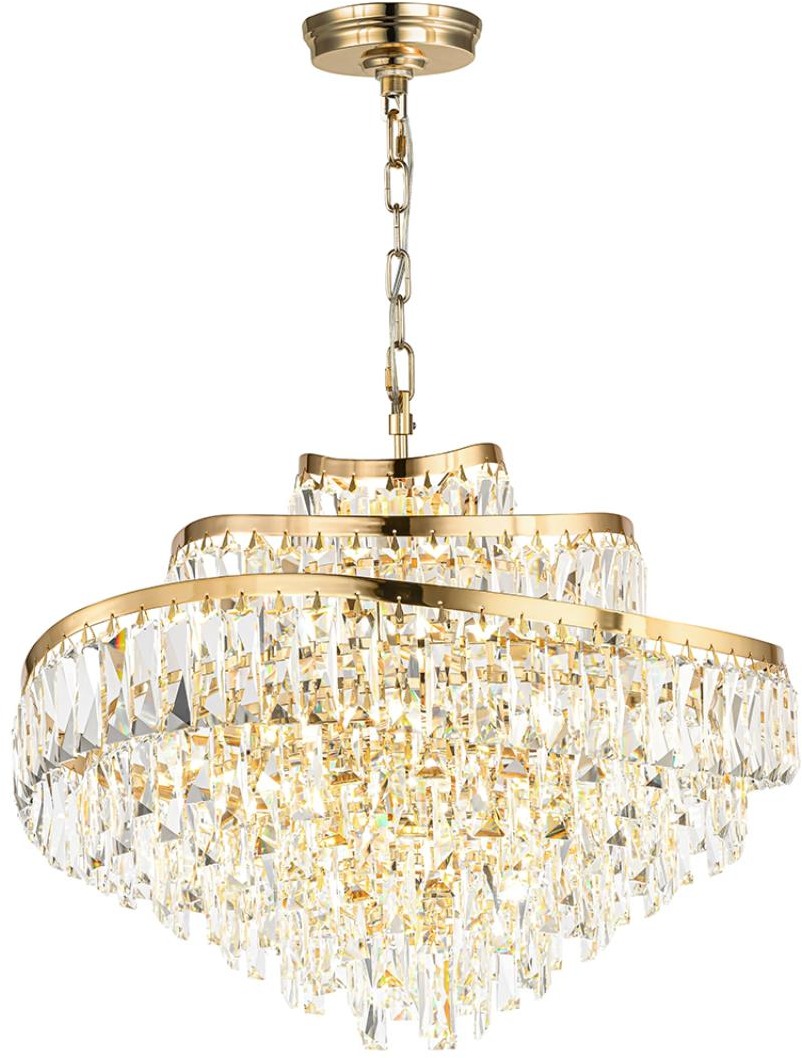 Изображение товара Подвесная люстра Odeon Light Wayta 5073/12 золото хрусталь 12хE14 потолочная