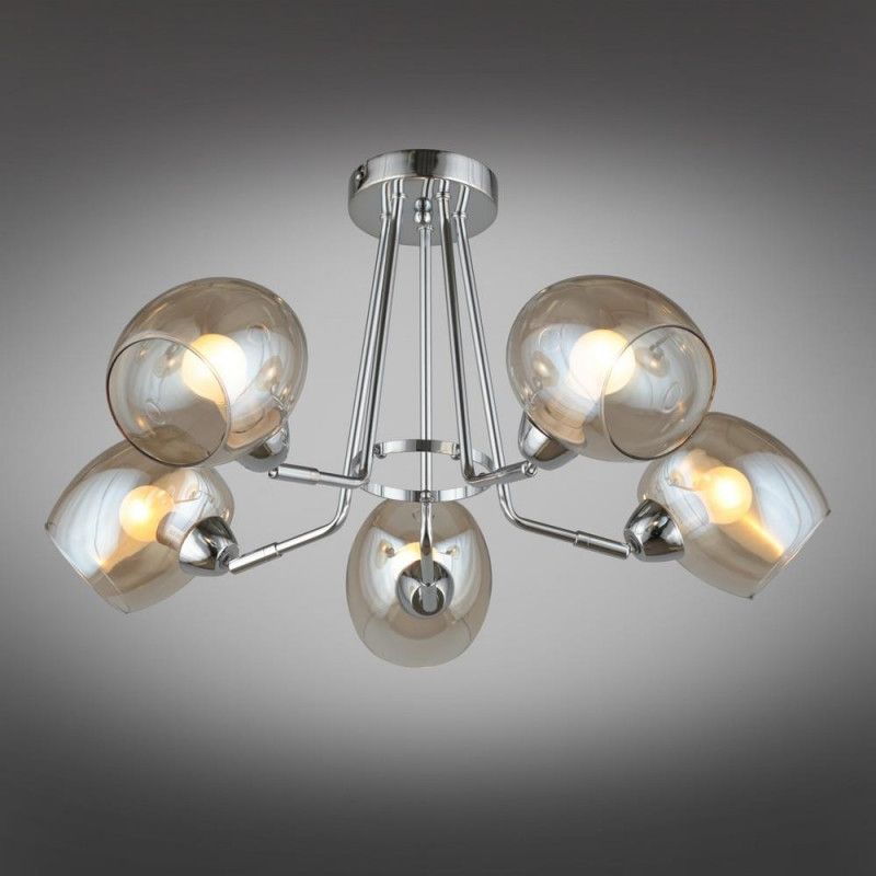 Изображение товара Потолочная люстра Omnilux 273 OML-27307-05 шарики стиль современный 5 ламп