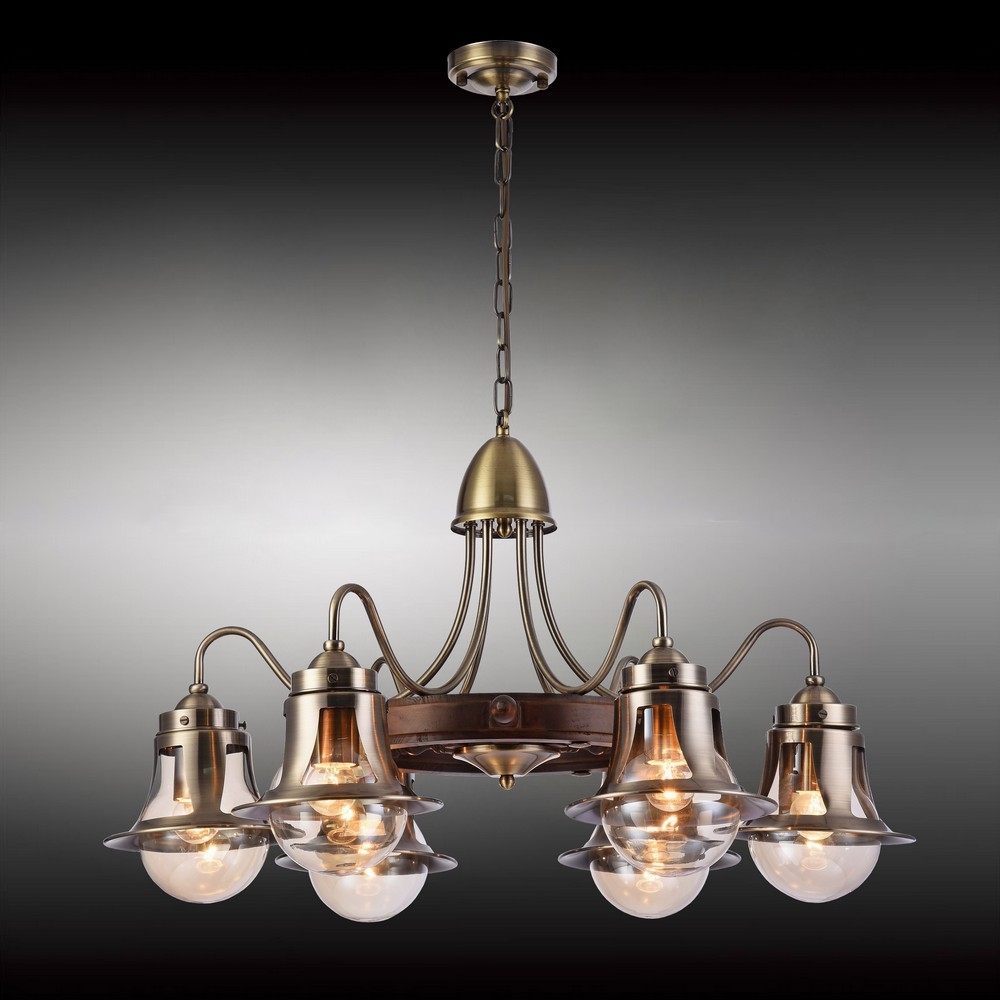 Изображение товара Подвесная люстра Omnilux Croce OML-50703-06 6 ламп стиль лофт индустриальный кантри винтаж