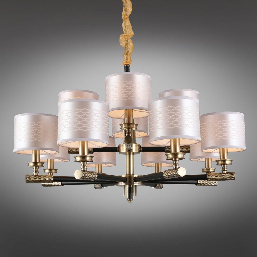 Изображение товара Подвесная люстра Omnilux Albinia OML-57303-12 классический стиль с 12 абажурами