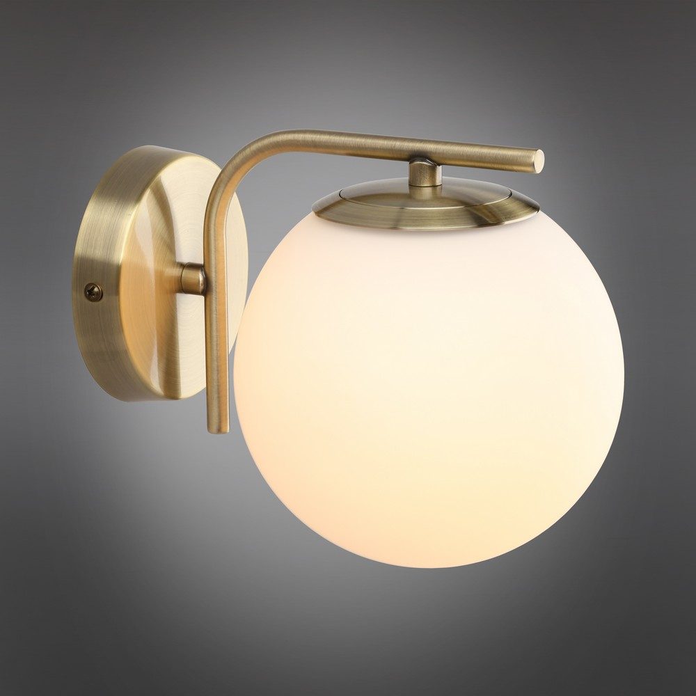 Изображение товара Настенный светильник матовый светодиодное Omnilux Avetrana OML-66611-01 в форме шара