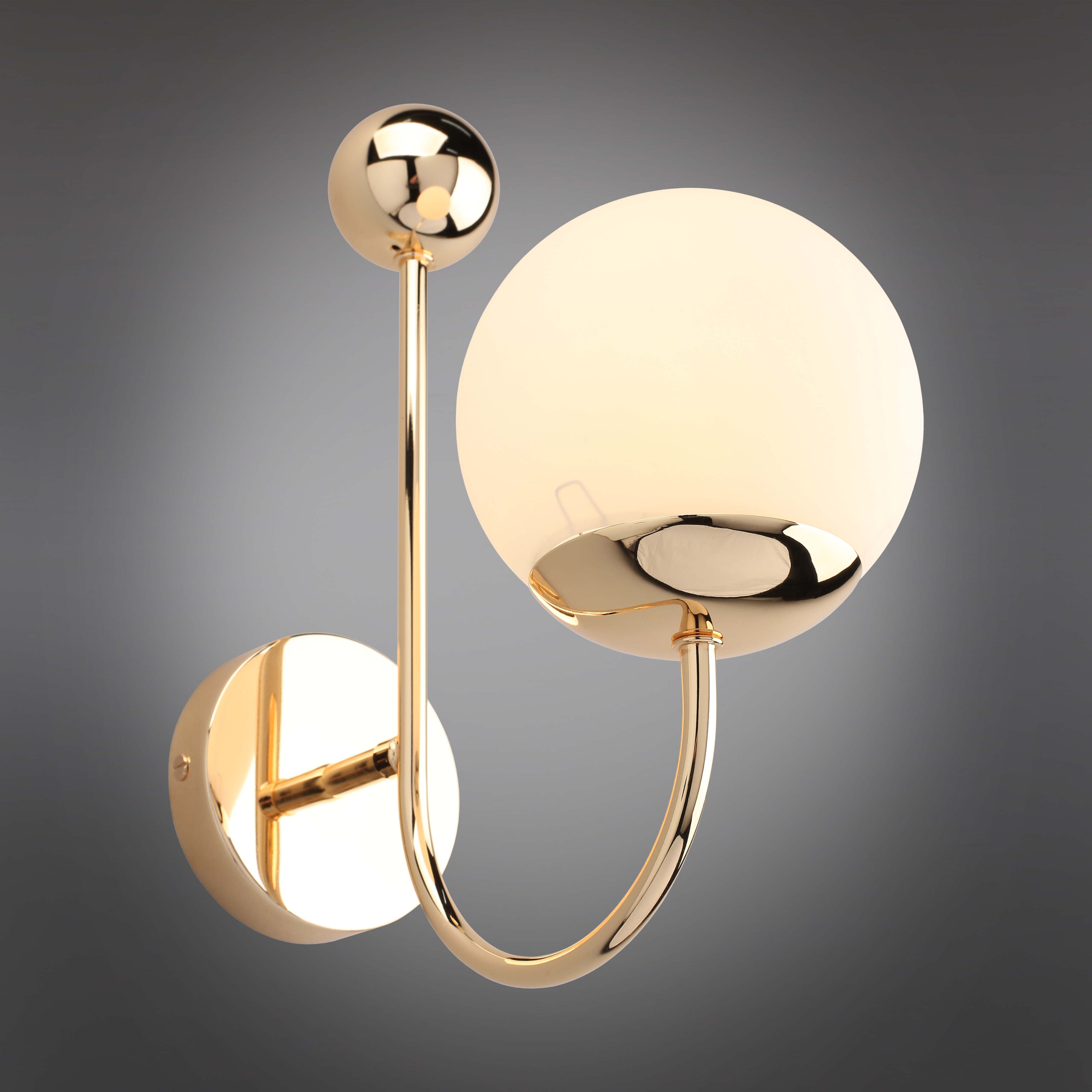 Изображение товара Настенный светильник матовый настенное Omnilux ACUTO OML-67001-01 в форме шара