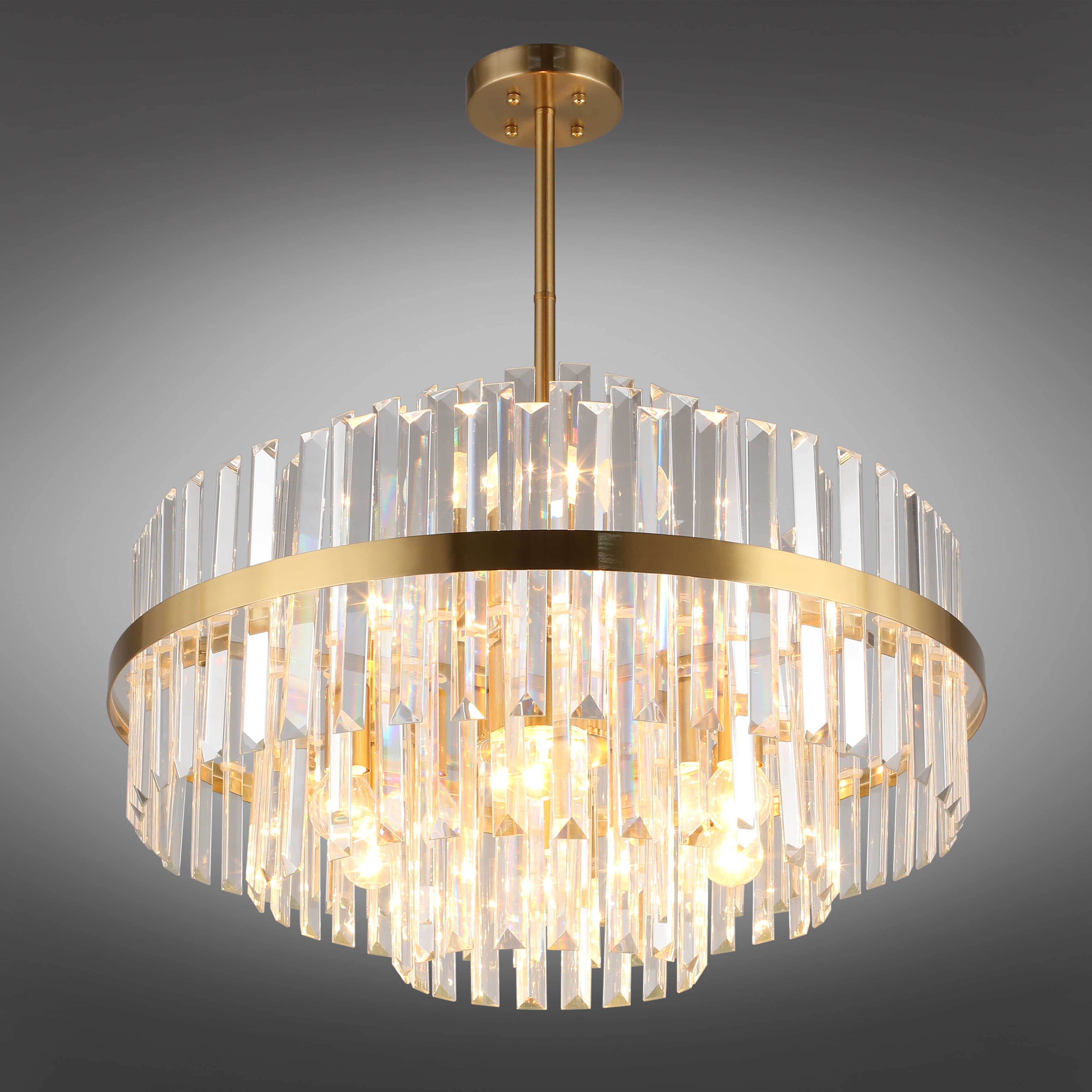 Изображение товара Потолочная люстра на штанге Omnilux Saviano OML-69017-09 современный дизайн