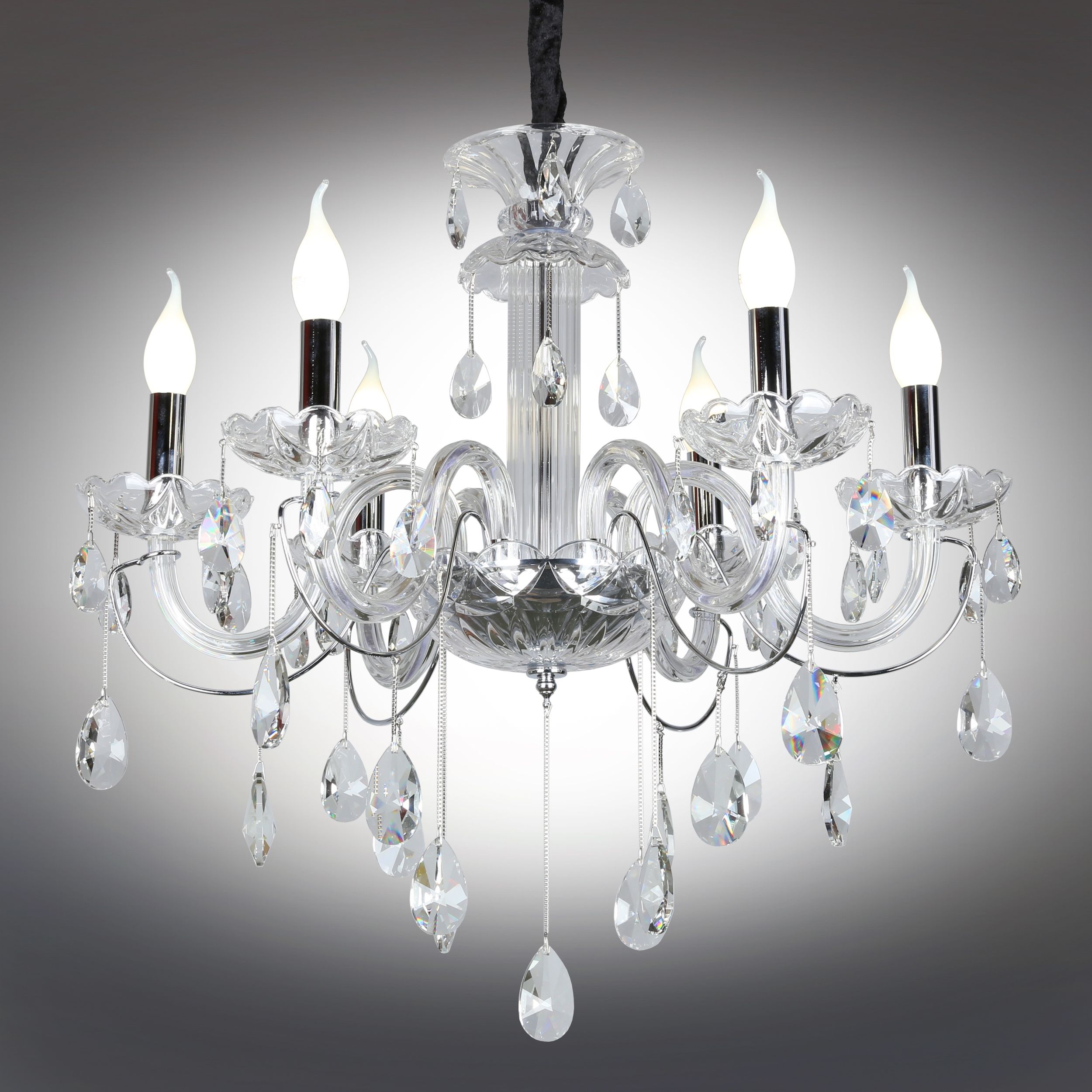 Изображение товара Подвесная люстра Omnilux Valledoria OML-70203-06 классика с регулировкой высоты