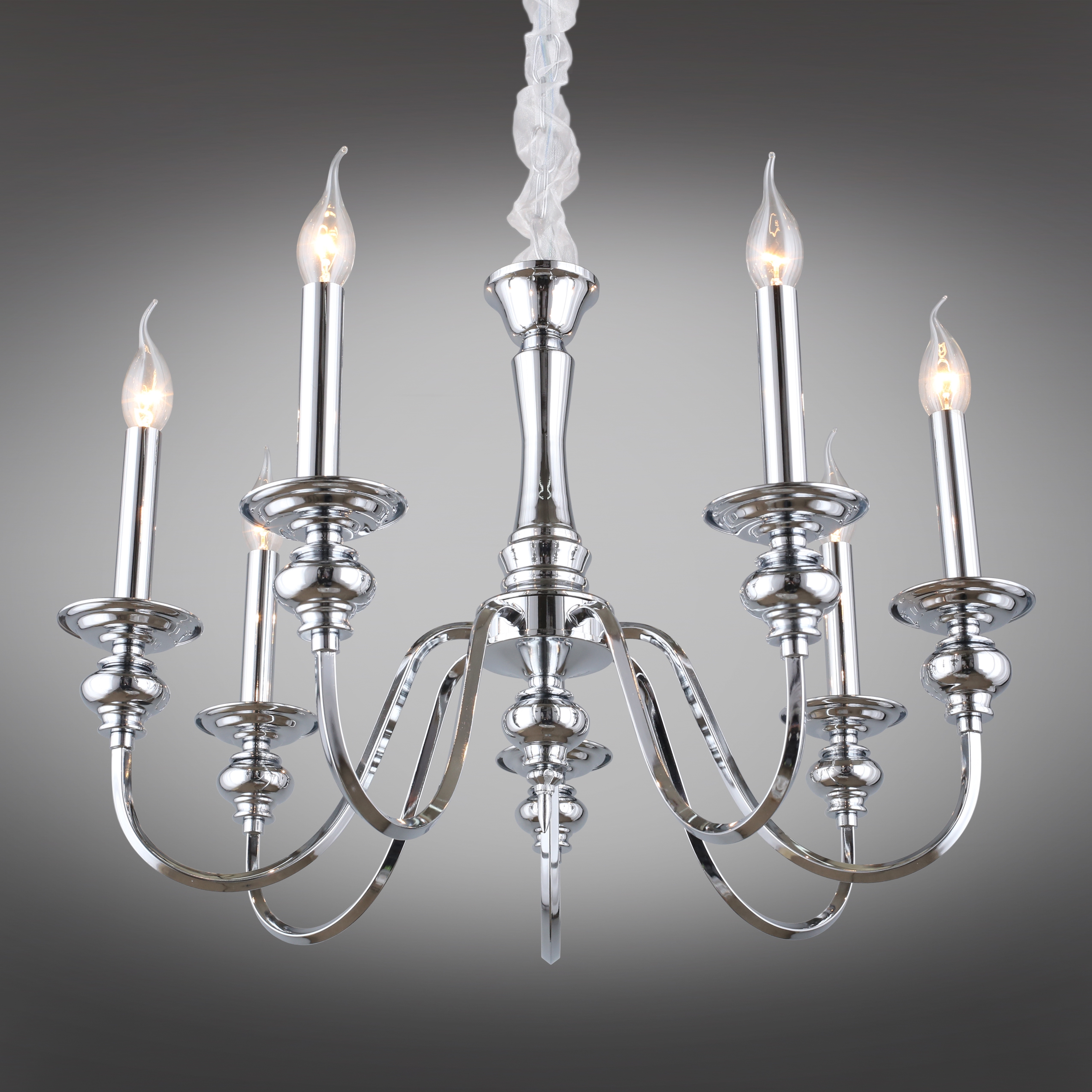 Изображение товара Подвесная люстра Omnilux 719 OML-71903-07 в виде свечи для гостиной