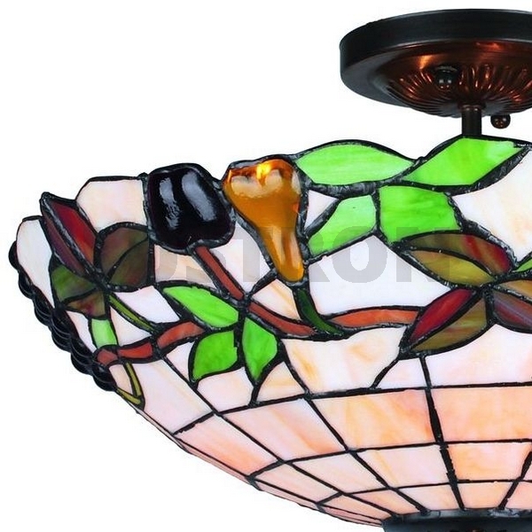 Изображение товара Люстра потолочная Omnilux Alenquer OML-80307-03 форма винограда тиффани