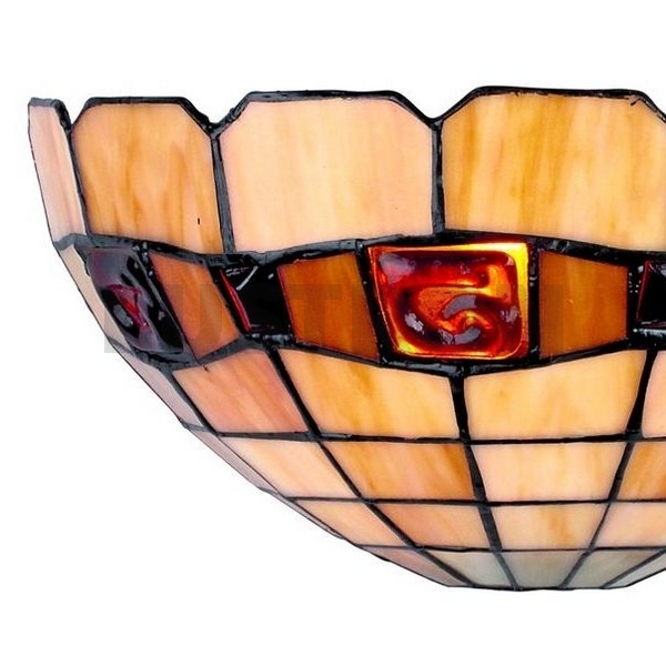 Изображение товара Настенный светильник Omnilux Almendra OML-80501-01 в стиле тиффани