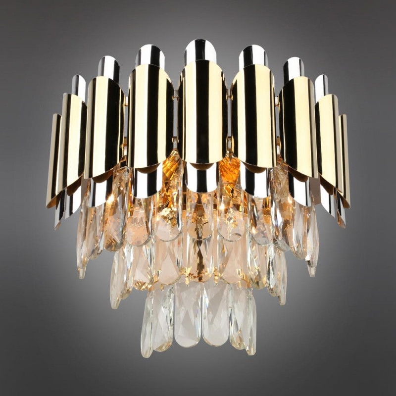 Изображение товара Настенный светильник хрустальный Omnilux 814 модель серийная классика