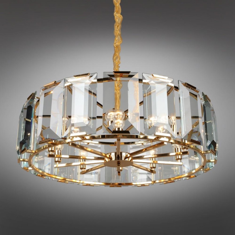 Изображение товара Подвесная хрустальная люстра Omnilux 815 с 10 лампами классический стиль