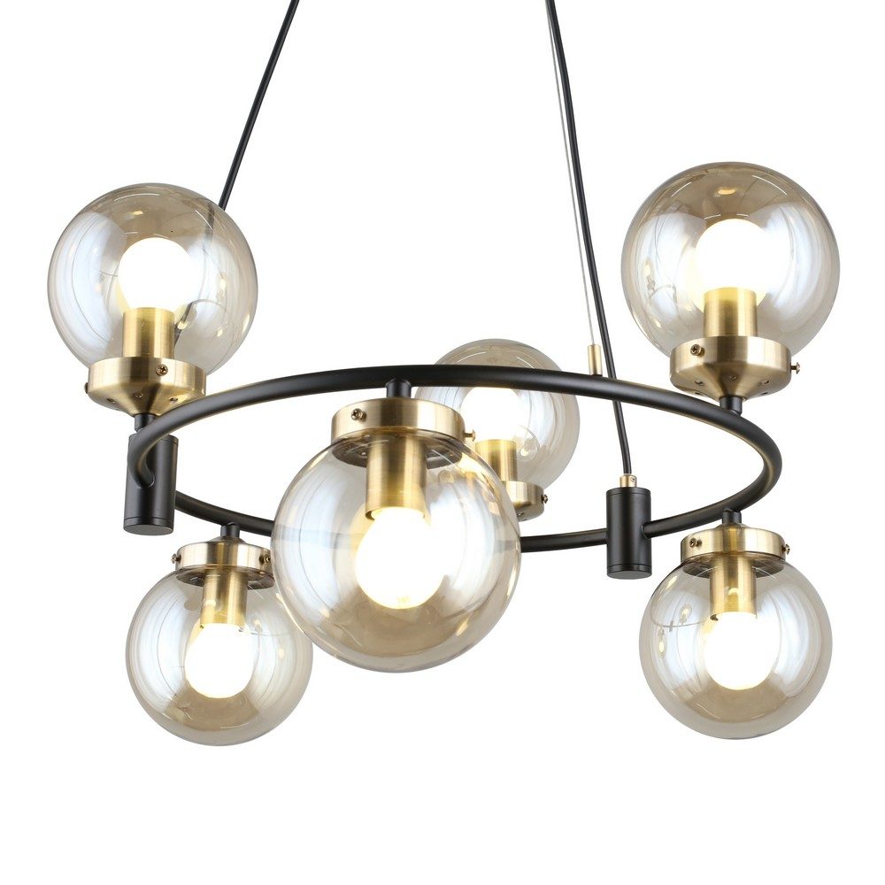 Изображение товара Подвесная люстра светодиодная Omnilux Sorrento OML-94003-06 шарики