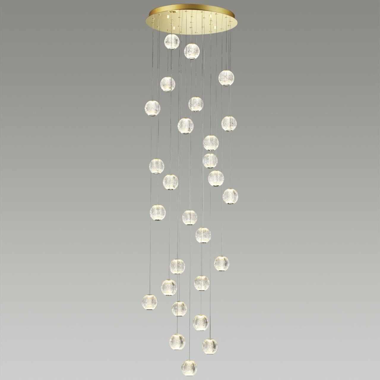 Подвесная люстра Odeon Light Crystal 5008/120L купить выгодно в ...