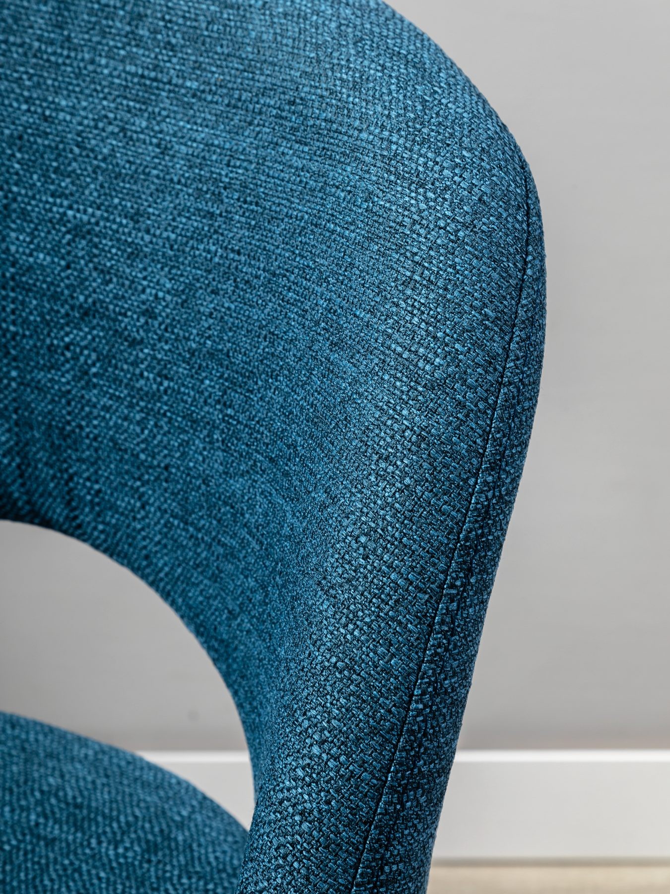 Изображение товара Обеденный стул R-Home Lars БлюАрт/Натур с металлом и рогожкой