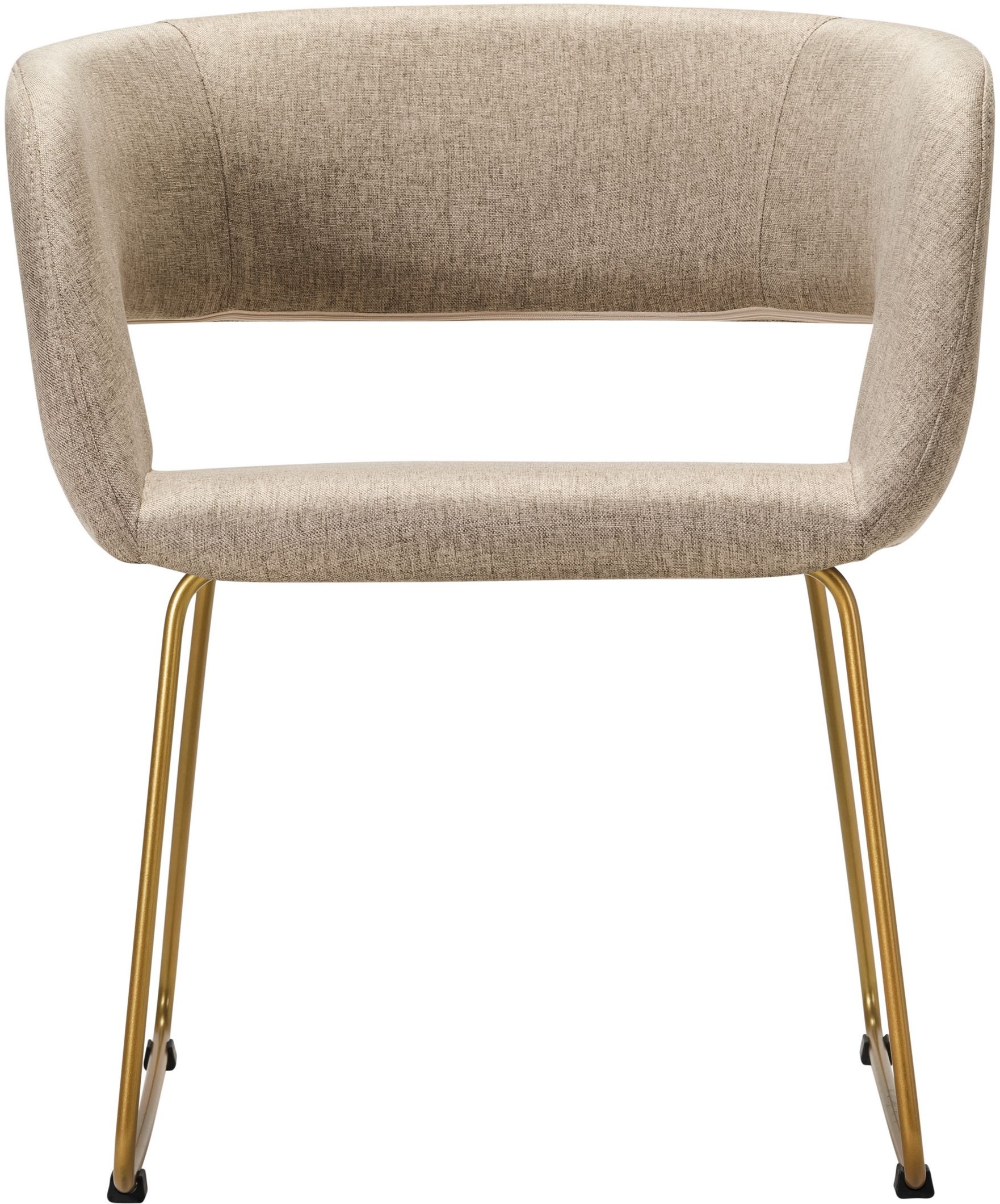 Изображение товара Обеденный стул R-Home Hugs beige/Линк золото модель 410131105h_Beige