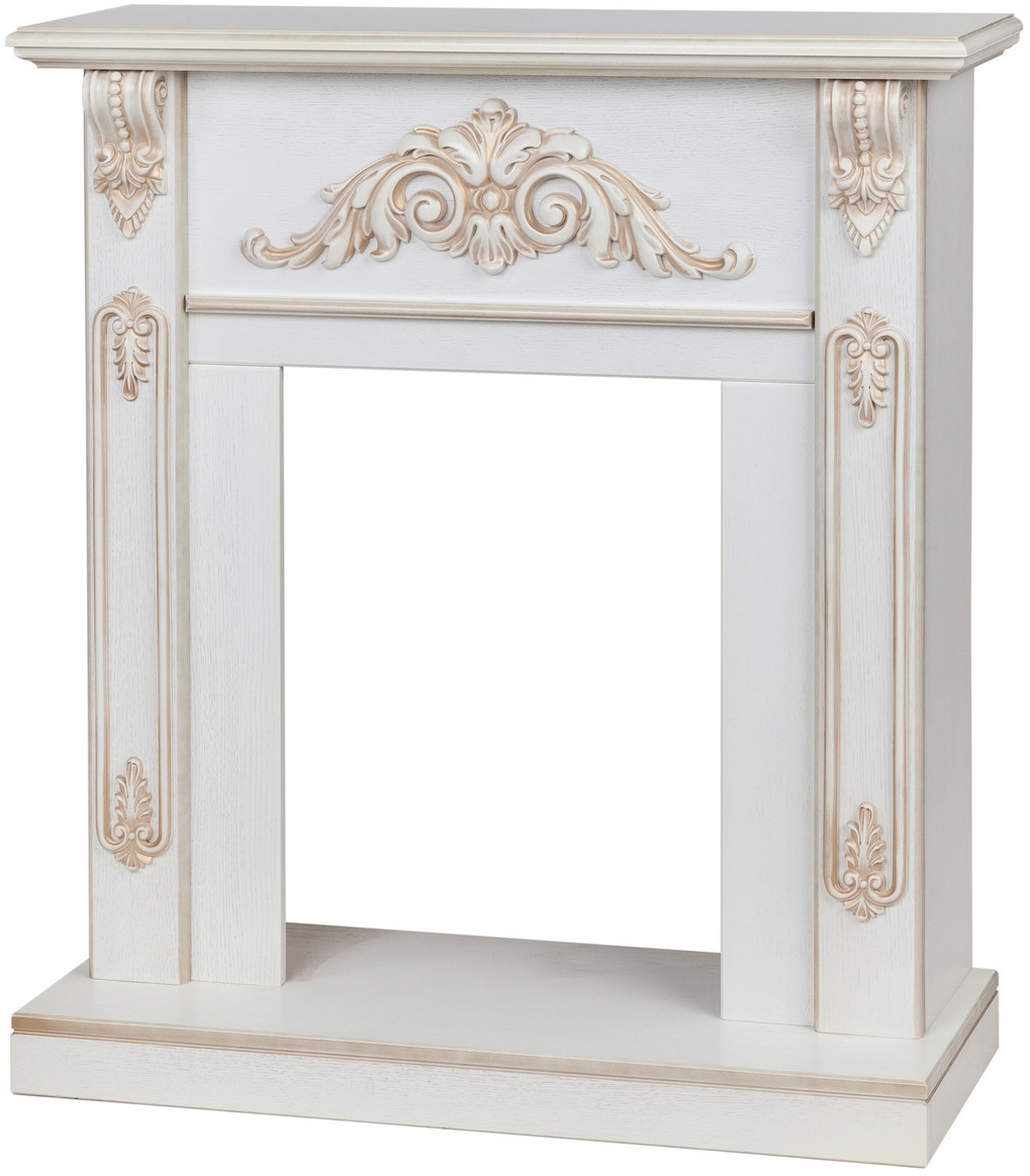 Изображение товара Портал для электрокамина RealFlame Anita STD WT классический белый с дубом