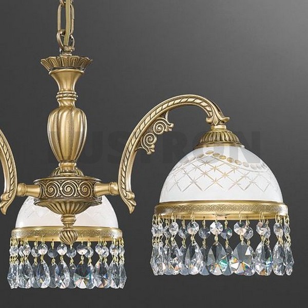 Изображение товара Подвесная люстра с узором в клетку L.7000/3 Reccagni Angelo 7000 L с подвесками