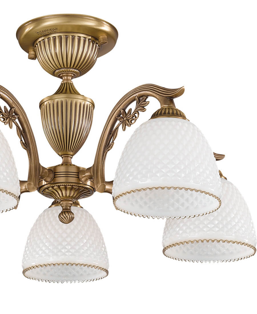 Изображение товара Потолочная люстра PL.8621/5 Reccagni Angelo в классическом стиле с 5 лампами E27