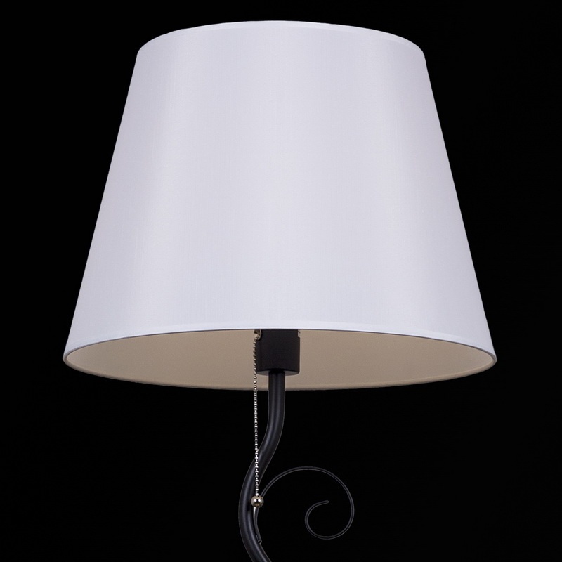 Изображение товара Торшер Reluce 01718-2.6-01B BK с текстильным абажуром для классического интерьера