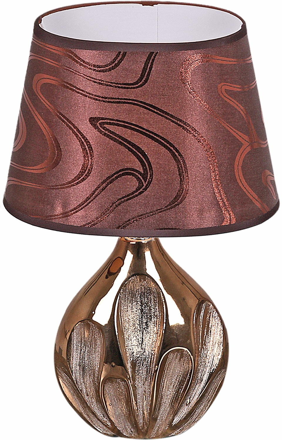 Изображение товара Настольная лампа Reluce 01797-0.7-01 керамическая золото с абажуром