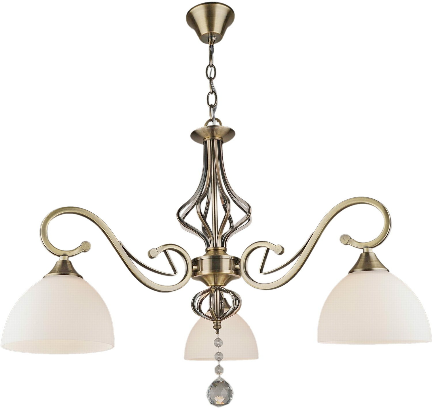 Изображение товара Подвесная люстра Reluce 03794-0.4-03 классика стекло бронза 3 плафона