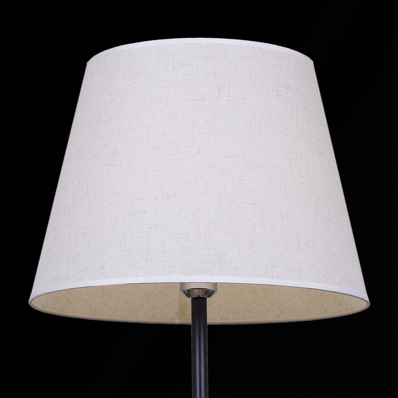 Изображение товара Торшер Reluce 01930-2.6-01 BK черный с текстильным абажуром