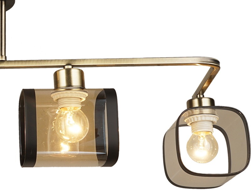 Изображение товара Потолочная люстра на штанге Reluce 04226-0.3-03 AB+BK современная стильная