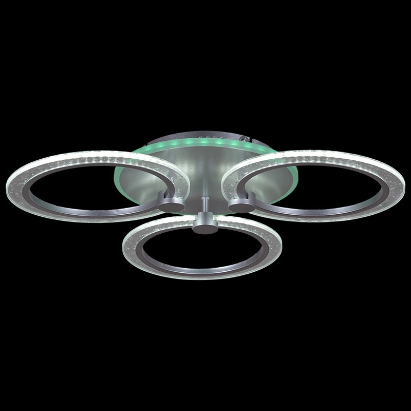 Изображение товара Потолочная люстра светодиодная Reluce 20433-0.3-3+1L SIL с пультом