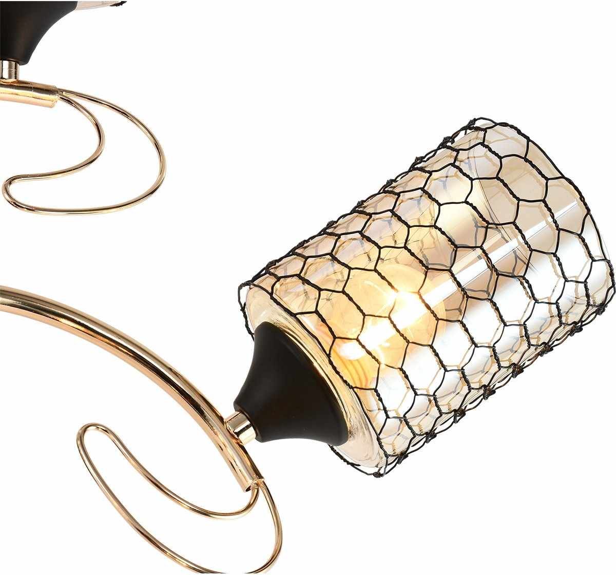 Изображение товара Потолочная люстра на штанге Reluce 01309-0.3-05 BK+FGD стиль модерн современный