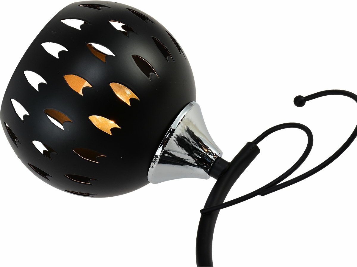 Изображение товара Потолочная люстра на штанге Reluce 01314-0.3-03 BK+CR