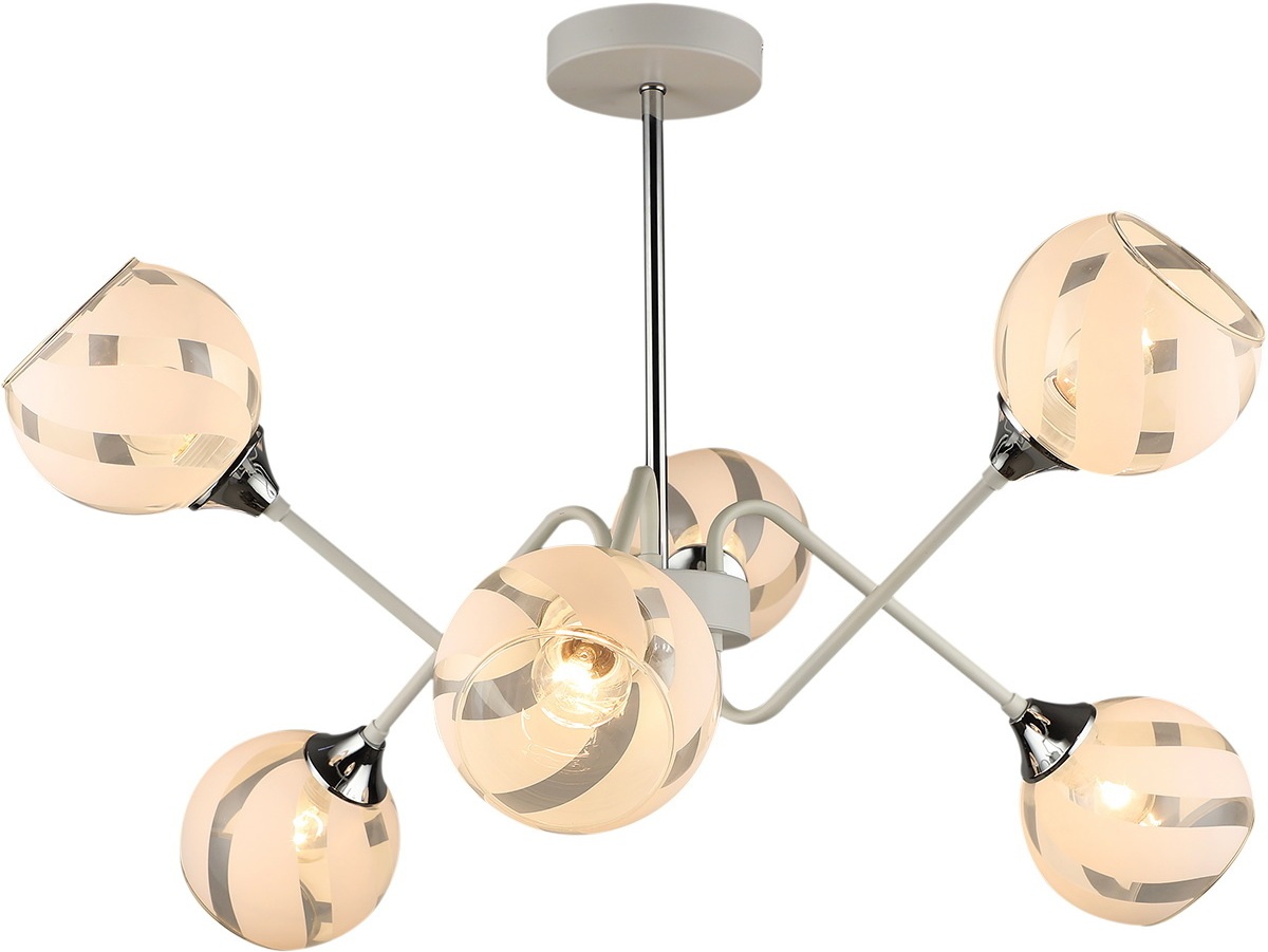 Изображение товара Потолочная люстра на штанге Reluce 04897-0.3-06 WT+CH