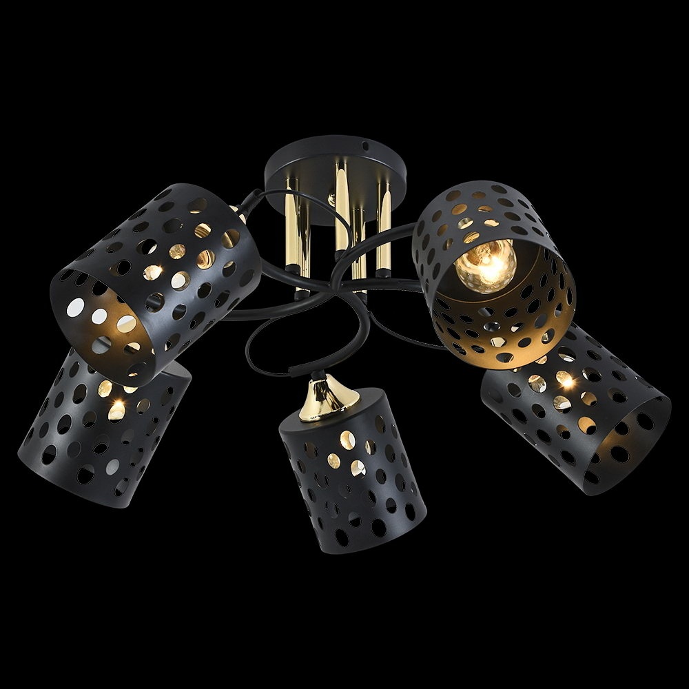 Изображение товара Потолочная люстра на штанге Reluce 01385-0.3-05 BK+FGD