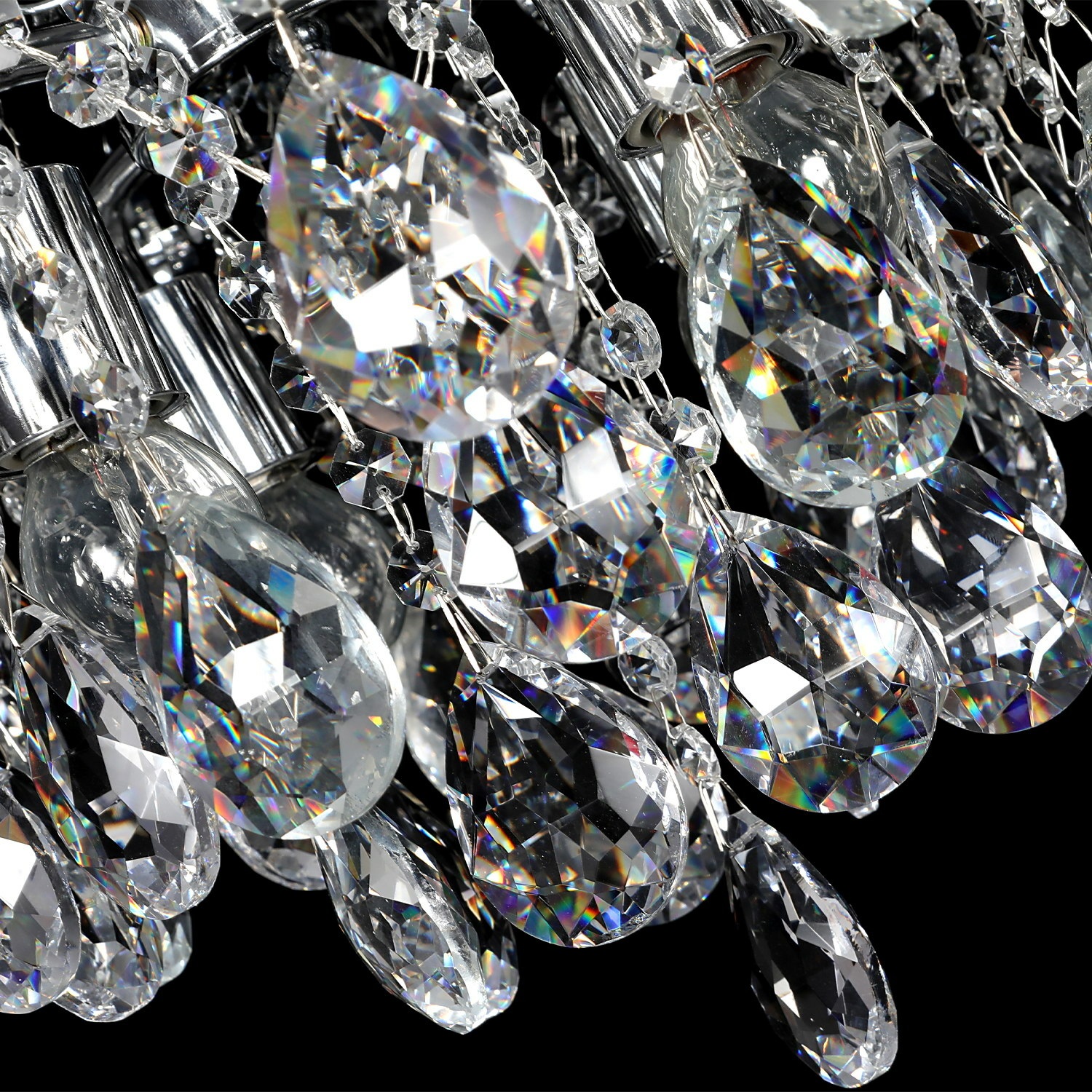 Изображение товара Потолочная люстра хрустальная на штанге Reluce 04051-0.3-04 CR