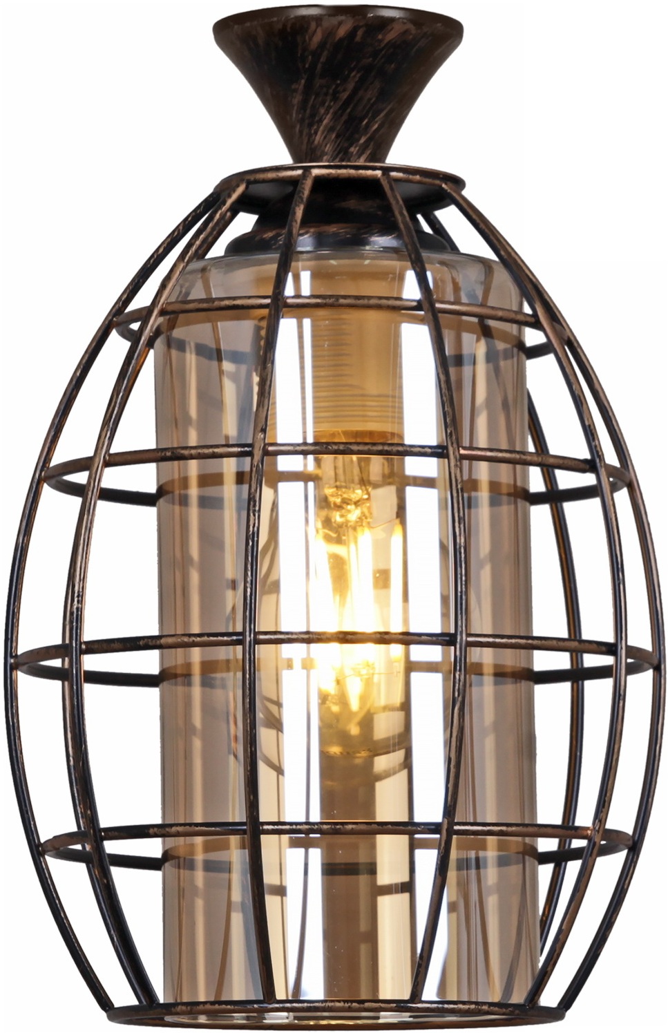 Изображение товара Подвесной светильник Reluce 03525-0.4-01 BK+GD стиль лофт