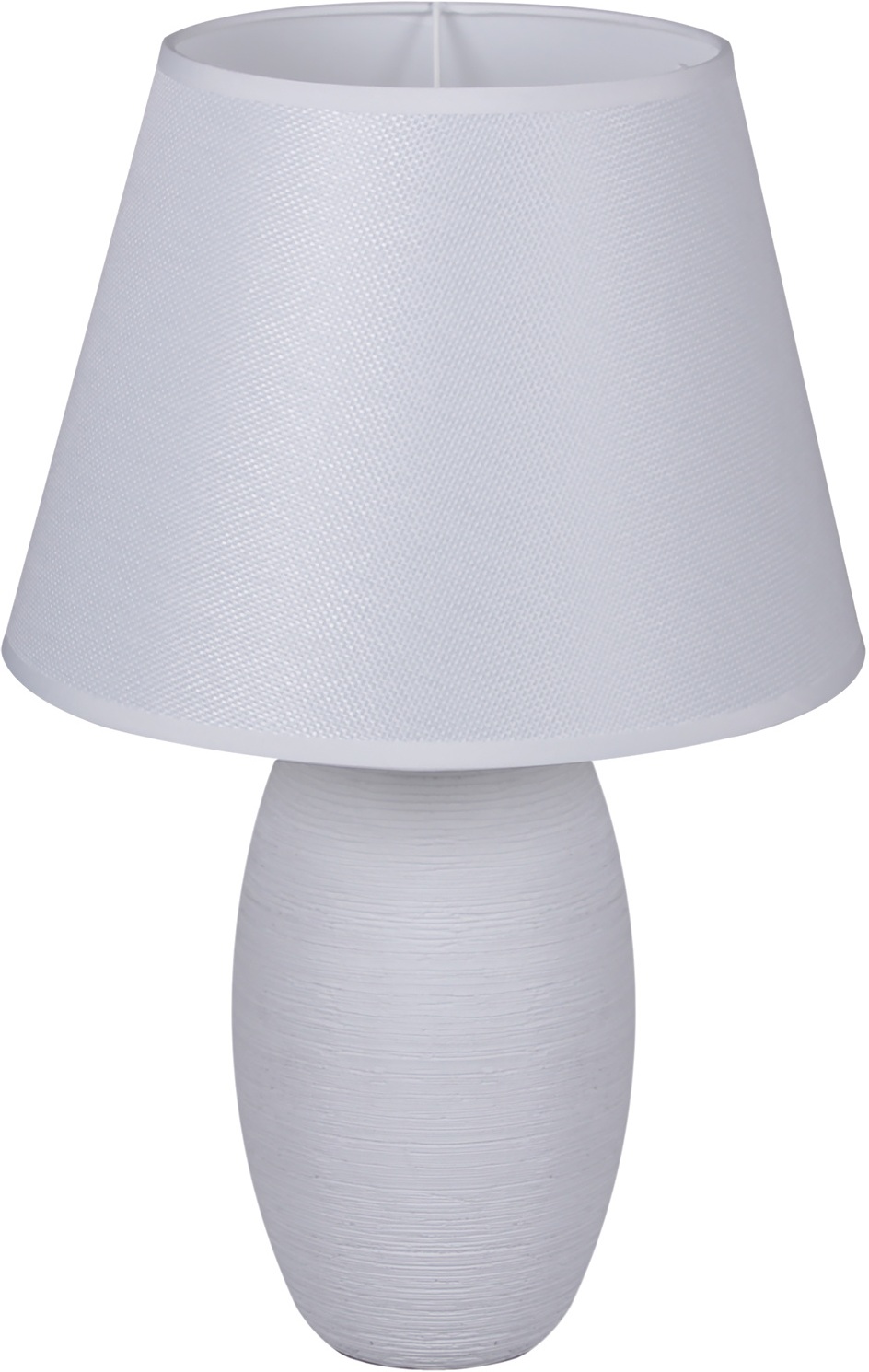 Изображение товара Настольная лампа Reluce 98626-0.7-01 с текстильным абажуром и керамическим основанием