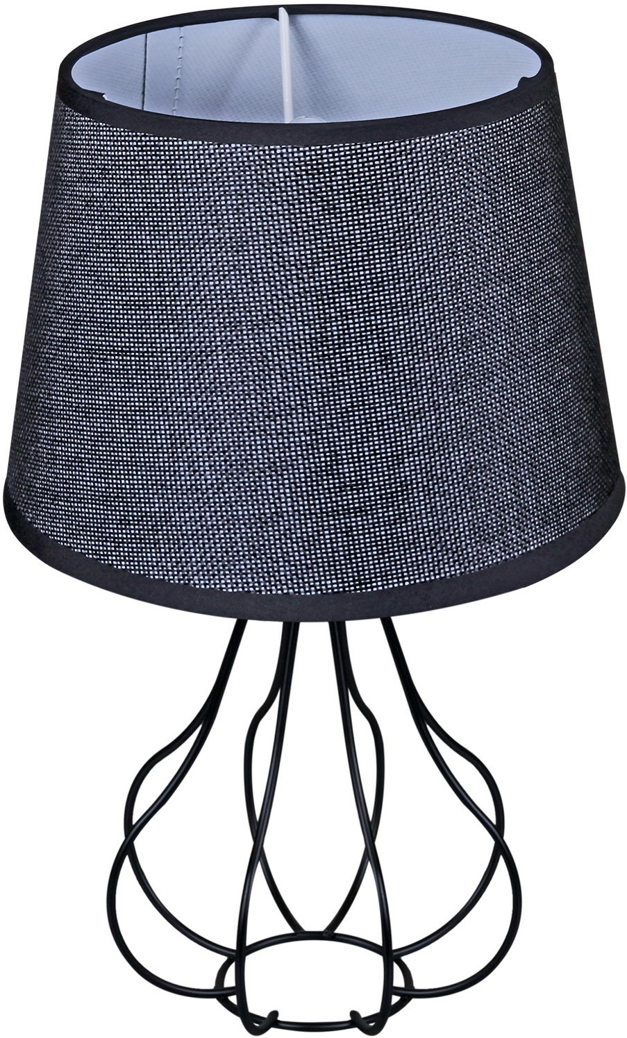 Изображение товара Настольная лампа Reluce 98697-0.7-01 стиль лофт черный текстиль