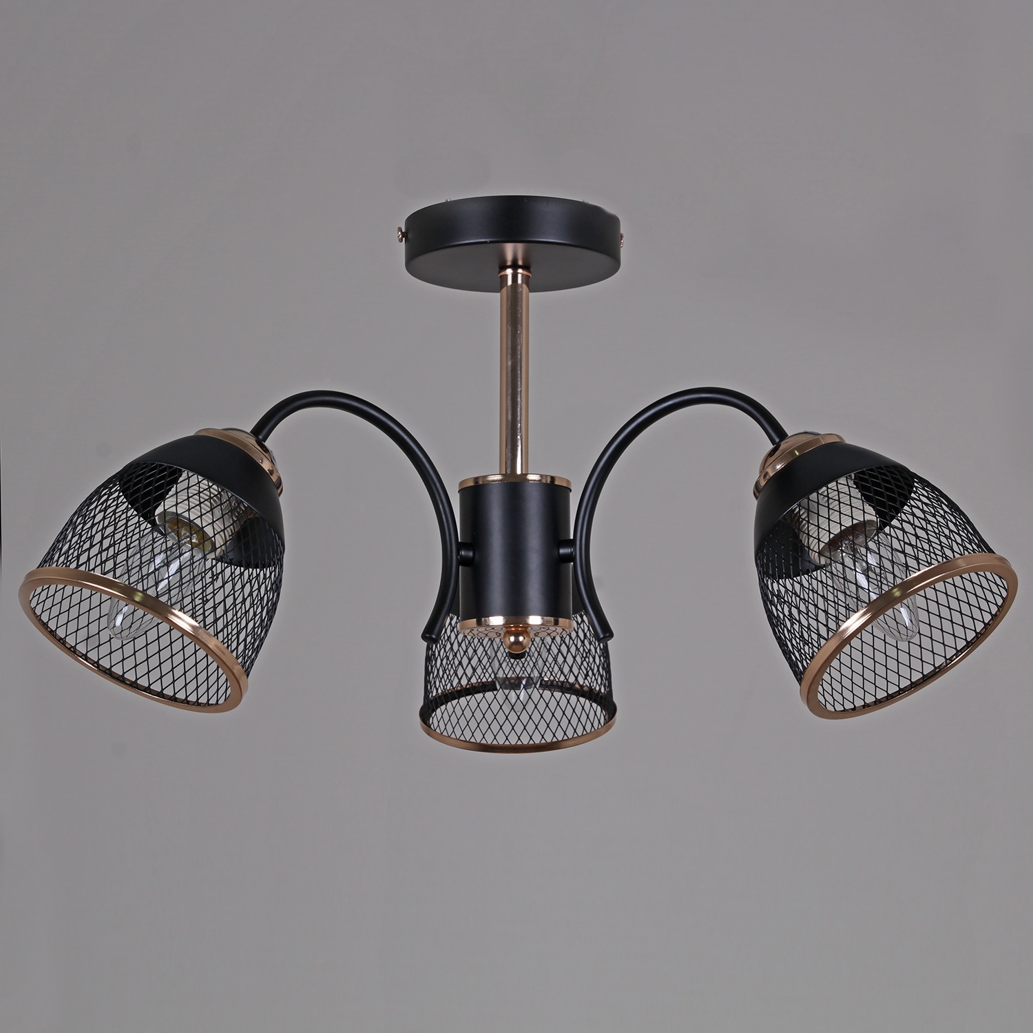 Изображение товара Потолочная люстра на штанге Reluce 01505-0.3-03 BK+FGD