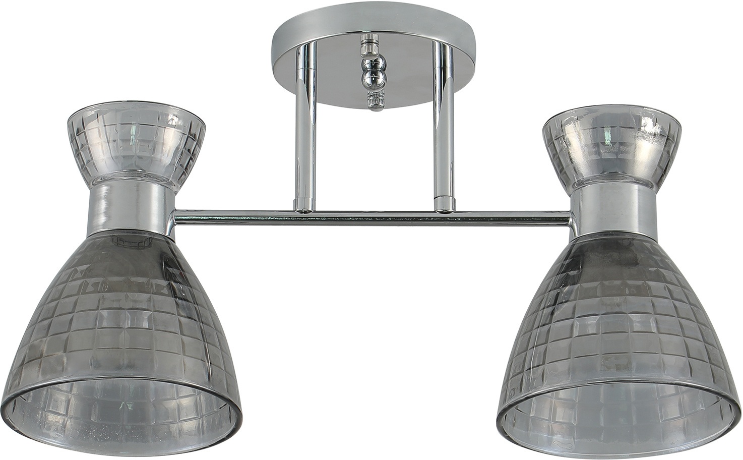 Изображение товара Потолочная люстра на штанге Reluce 07305-0.3-02 современная стильная хром стекло