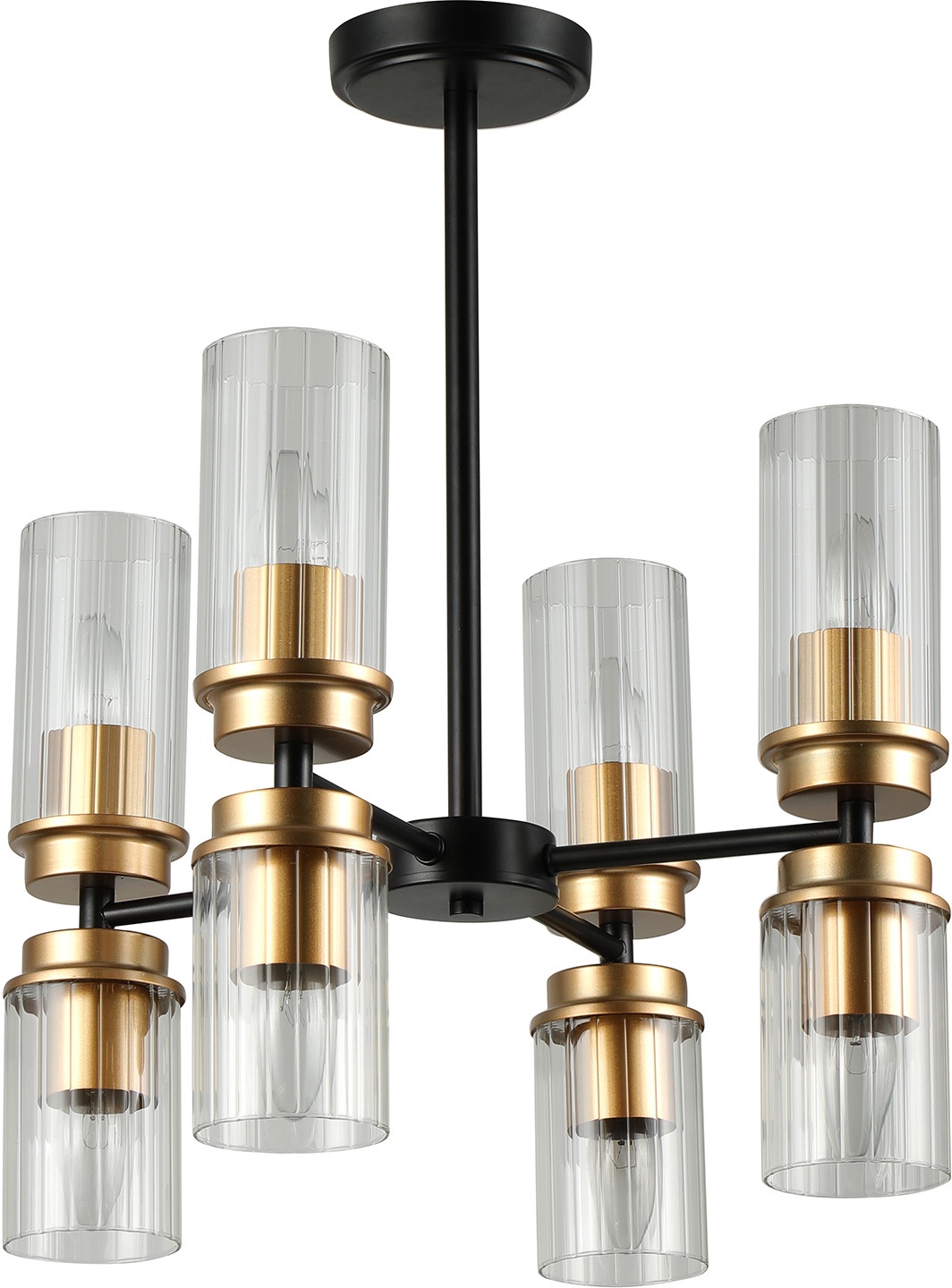 Изображение товара Потолочная люстра на штанге Reluce 74671-0.3-4+4 для современного интерьера