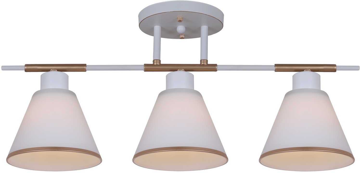 Изображение товара Потолочная люстра на штанге Reluce 07594-0.3-03 WG Современная с 3 плафонами для натяжных потолков